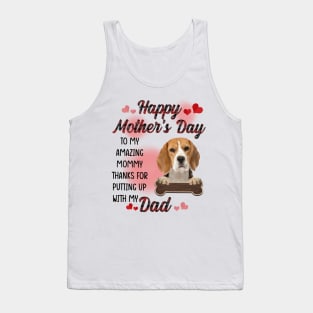 Beagle Happy Mother's Day To My Amazing Mommy Tank Top